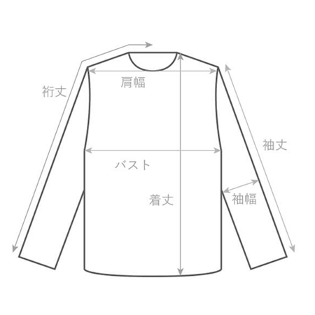 トップスサイズガイド