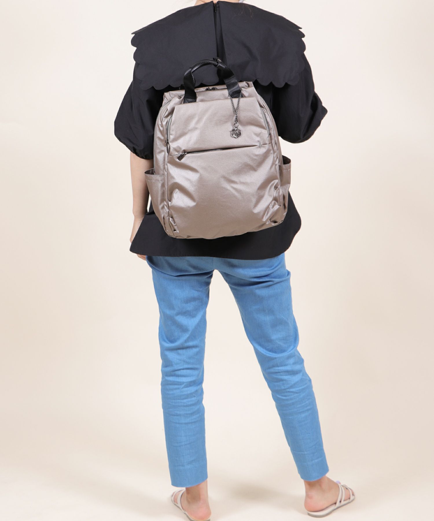 Bermosa]A4対応 兼用デザイン ナイロンリュックサック | バックパック