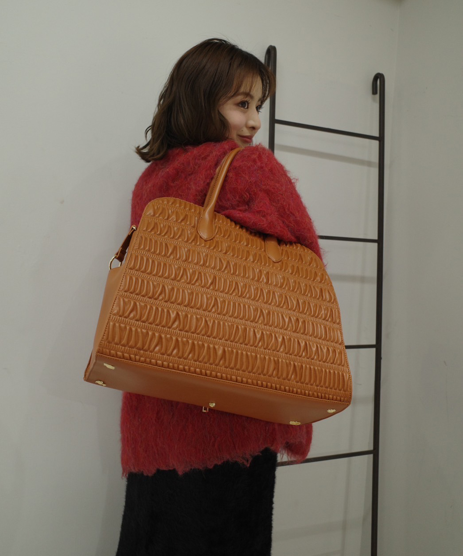 PUJOLS 女性用 ビジネス 瑞々しく バッグ 美品