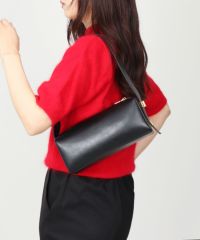 LA MARGE]本革 スクエア ワンハンドル ショルダーバッグ