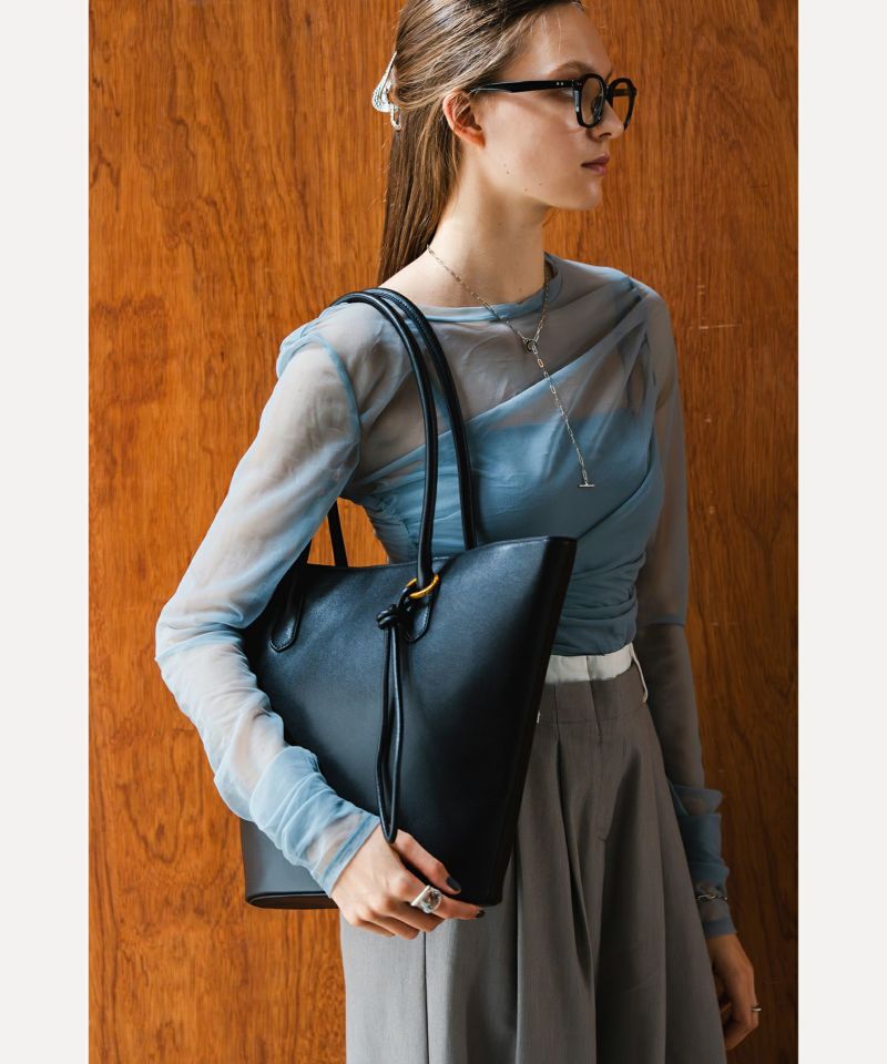 ARTS & SCIENCE ダークブラウン バケツ型トートバッグ ARTS & SCIENCE ダークブラウン バケツ型トートバッグ