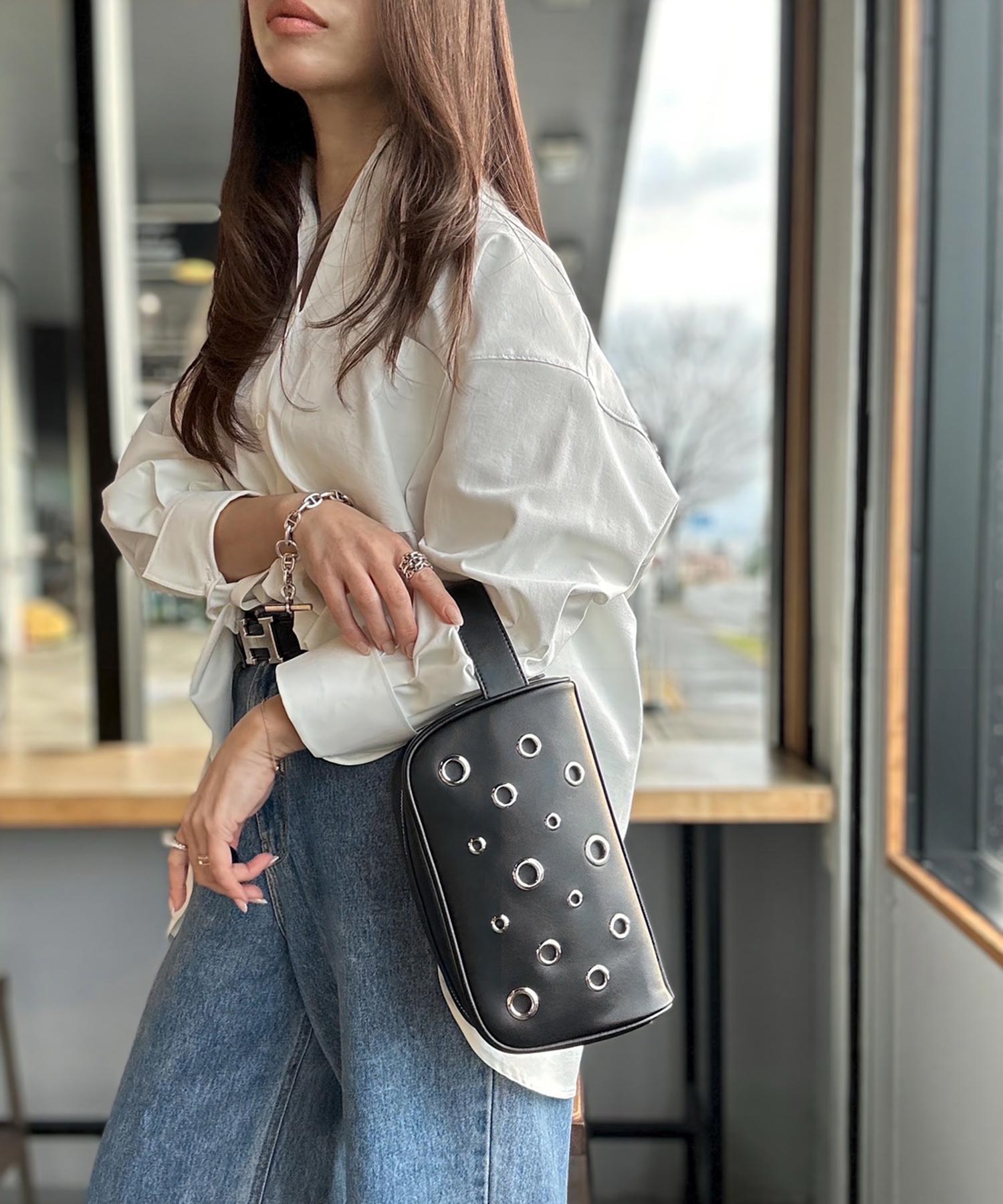 kiipon___さん』コラボ ハトメ付きワンハンドル バッグ | トートバッグ